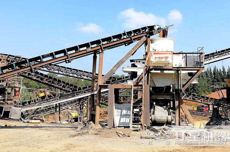 制砂機(jī)成品粒型好，成品多用于建筑工程，道路基建